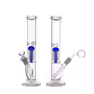 Le plus récent dab plate-forme pétrolière bongs narguilé fumer des conduites d'eau 8 bras arbre perc barboteur coloré recycleur bong en nid d'abeille avec tuyau de brûleur à mazout en verre de 14 mm