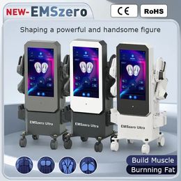 Le plus récent équipement amincissant EMSzero Ultra 14 Tesla RF EMS sculpte un dispositif de stimulation musculaire HI-EMT Emslim NEO Beauty Machine rend le corps mince et plus fort