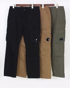 Nouveau vêtement teint Cargo pantalon une lentille poche CP pantalon extérieur hommes pantalon tactique survêtement ample taille 30 32 34 36
