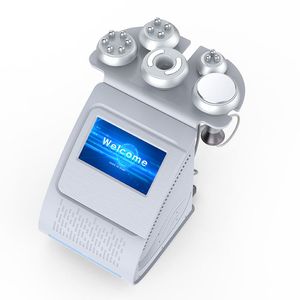 La máquina de adelgazamiento más nueva 5 en 1 80K Cavitación ultrasónica RF Vacío Radiofrecuencia Lipo Succión Cuerpo delgado Conformación Estiramiento de la piel Estiramiento facial para uso doméstico