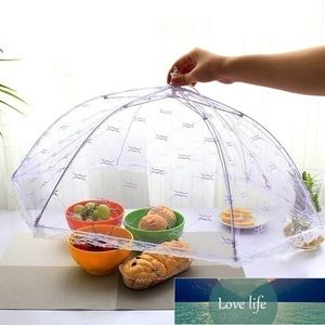 Le plus récent style de parapluie couvre les aliments anti-mouches moustiques couverture de repas gadgets de cuisine (couleur aléatoire)