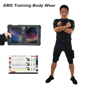 El más nuevo traje de entrenamiento físico inalámbrico EMS XEMS App Pad o sistema Android de Control de teléfono para equipo de Estimulador muscular máquina Xbody