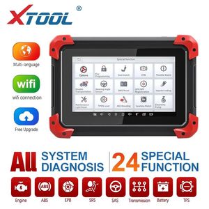 Le plus récent XTOOL D7 automobile tout outil de diagnostic du système lecteur de code programmeur de clé Auto Vin OBDII Scanner avec test actif Bi-Direct294f