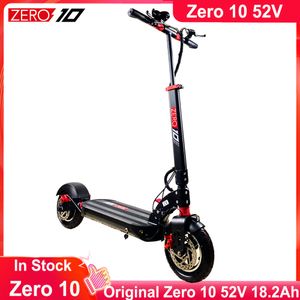 Le plus récent scooter électrique Zero 10 pliable adulte scooter électrique légèreté au lieu de marcher scooter universel