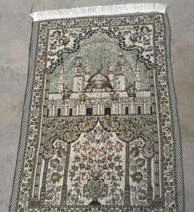 NEWIslámico musulmán Oración Mat Salat Musallah Oración Alfombra Tapis Alfombra Tapete Banheiro Islámica Oración Mat 70 * 110 cm por mar RRE12829