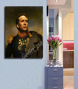 Nicolas Cage Portrait HD Mur Art Vintage Affiche Et Impression Toile Peinture Image Décorative Pour Bureau Salon Décor À La Maison3426924