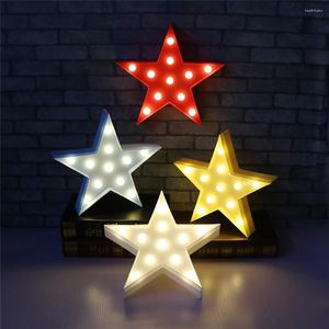 Luces nocturnas 3D LED luz estrella/flamenco Kawaii lámpara de decoración de habitación 2 estrellas luminosas Beterry para el hogar Navidad adolescente dormitorio