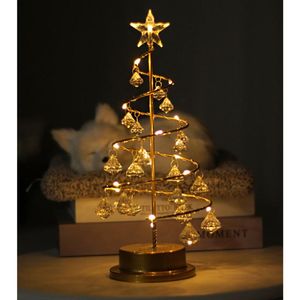 Veilleuses lampe arbre de noël décoration de vacances lumière nouveauté fée décor diamant éclairage Led pour chambre nuit nuit