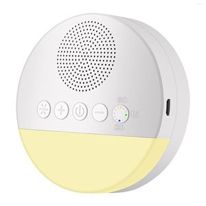 Luces nocturnas Easysleep Sound Máquina de ruido blanco Sonidos relajantes Medidor de sueño Función de temporizador Alimentado por USB para dormir Relajación