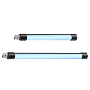 Luces nocturnas LED de mano Video Light Stick Pografía 16 colores con batería recargable incorporada y control remoto
