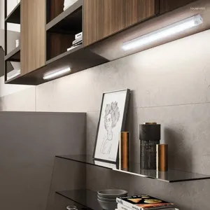Veilleuses lampe sans fil placard armoires de cuisine couloir escalier pour la maison chambre détecteur de mouvement LED lumière Pir