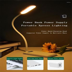 Veilleuses Portable Lumière Flexible Mini USB LED Lampe Pour Clavier D'ordinateur Portable Power Bank Ou Lecture