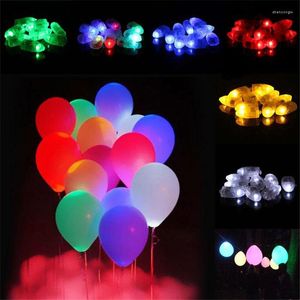 Luces nocturnas RGB intercambiables intermitentes LED globos luz para linternas de papel fiesta de boda en casa decoración floral lámpara mini con pilas