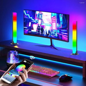 Veilleuses RGB Light Bar Music Sync Smart Led avec contrôle APP pour TV rétro-éclairage PC Gaming Lighting Room Party Decor