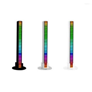 Night Lights RGB Control de sonido LED Pickup Voice Voz activada Rhythm Color Ambient Bar of Music