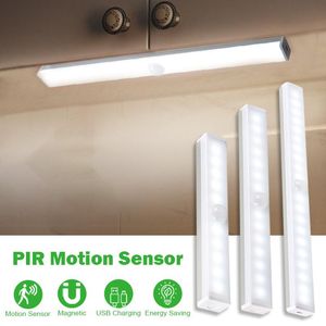 Night Lights Smart PIR Motion Sensor Wireless Lamps Bedroom Decor Light Detector Wall Decorative Lamp Cupboard KitchenNight