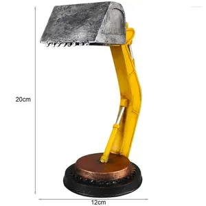 Luces de noche Lámpara de mesa Gran estilo industrial Decoración de excavadora de cabecera única que cuida los ojos Hogar para niños