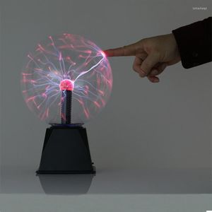 Veilleuses USB Boule d'électricité statique activée par la voix Plasma Magic Light Touch