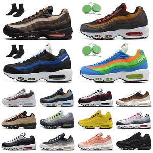 Classic 95 95s Zapatillas de running Iron Grey Triple White Black Hot Pink Neon Runners Mujeres Dark Army Chlorine Blue Light Charcoal Vintage TV Hombre Zapatillas deportivas