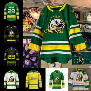 Oregon Ducks 2024 Jersey de hockey Henry Bradford Tobin Fix Henry Andres Arthur Corbin Barak Braslavski Mica Glass Isaiah Strategos Liam Baird Nicholas Slayton