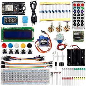 Livraison gratuite NODEMCU IOT Kit Internet des objets Kit de démarrage d'apprentissage de la programmation avec ESP8266 WIFI