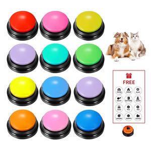 Noise Maker Dog Talking Buttons for Communication Record Button To Speak Buzzer Voice Repeater Noise Makers Party Toys Answering Game 230725