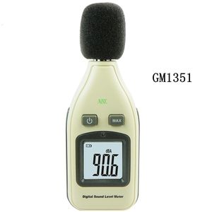 Mètres de bruit Marque LCD 30-130dB Digital Sound Level Meter Portable Mini Noise Sound Frequency Tester en décibels Retail Package GM1351 230721