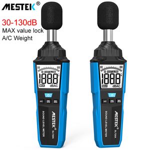 Mestek Sound Level Handheld Noise Audio Level Meter 30 ~ 130dB Instrument de mesure du bruit Data Hold Sound Detector Noise Meter 230721