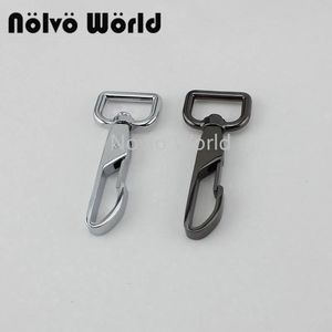 Nolvo World 52050 Pièces 20 mm en alliage zinc Snap Hook Chrome Gun Noir Lanyard Snap Hook Clât Chaire 240425