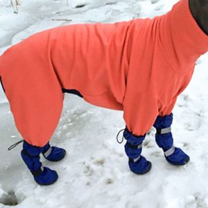 Zapatos antideslizantes para perros grandes y grandes, botas impermeables para perros de invierno para Pitbull G 201109