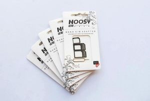 NOOSY Nano Micro Standard carte Sim convertisseur de conversion carte adaptateur pour Iphone 6 Plus tous les appareils mobiles