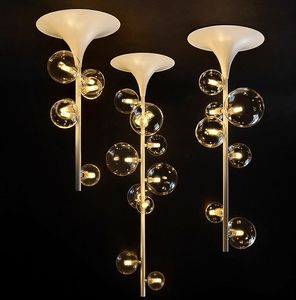 Design nordique luxe verre bulle lampe Restaurant Bar créatif moderne plafond décor chambre chevet salle de bain Hall Salon