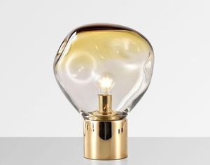 Nordic Gold Glass Table Lampe Italie Design Table Light Light Light Lighting LED Decoration pour le salon8209906