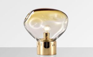 Nordic Gold Glass Table Lampe Italie Design Table Light Light Light Lighting LED Decoration pour le salon9082505