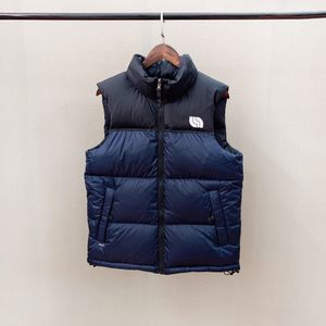 Amérique du Nord célèbre luxe hommes gilet pour femmes 700 duvet d'oie hiver broderie manteau confortable chaud contraste couleur couture veste homme vêtements unisexe grande taille