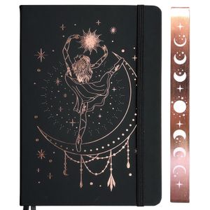 Notepads My Girl Dancing 180GSM Bamboo Paper Bullet Dot Diary Grid Notebook Rose Phnom Penh and Carved Moon BUJO Lover 230408