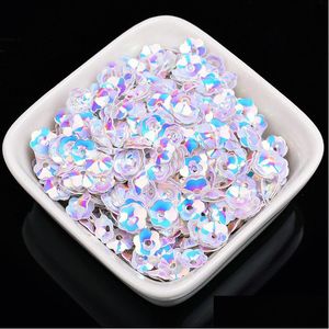 Notions Gros Mélange Couleur 6Mm 3D Fleur De Prune PVC Paillettes Couture Artisanat De Mariage Embellissement Résultats Pour Vêtements Accessoires De Bricolage