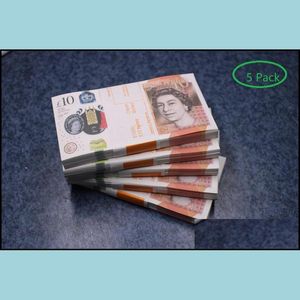 Jeux de nouveauté Prop Jeu Copie d'argent Livres britanniques GBP 100 50 Notes Films de sangle de banque supplémentaires Jouer au faux casino Po Booth pour la télévision Vidéos de musique DhmxlIBAO