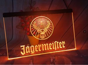 Articles de nouveauté b-182 jagermeister bière bar pub club 3d signes LED néon signe décoration de la maison artisanat 230904