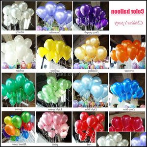 Articles de nouveauté Home D￩cor Garden 12 Pouces 2.8 G Perle Latex Ballon Rond Fête De Noël Fête De Mariage Célébration Chambre Décoration En Gros