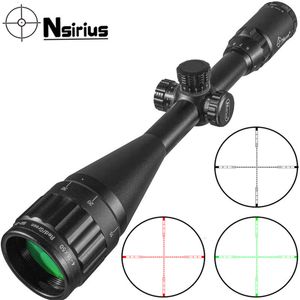 Nsirius 4-16x50 Aoe Optique de Précision Rouge Vert Illuminé Mil Dot Rifle Scope Chasse Portée Air Rifle Scope Outdoor