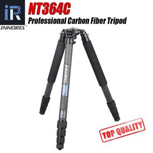 NT364C trépied professionnel en fibre de carbone pour caméscope vidéo appareil photo reflex numérique robuste 25 kg charge maximale support de caméra d'observation des oiseaux HKD230828