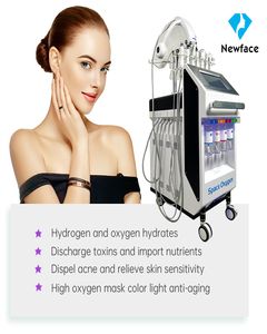 NV-WQ8 Machine faciale générateur d'eau d'oxygène 10 en 1 Hydras Peel Hydradermabrasion diamant Micro Dermabrasion à vendre