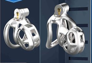 NXY Chastity Device 22 New Stainless Steel Cobra Men's Integrated Lock Smooth Burr Free Anti Derailment Secret 0416