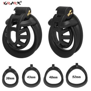 NXY Chastity Device Breathable Resin Small Male Bird Cage Cock Ring Penis Lock Mens Belt Adult Sex Toys for Men Gay1221