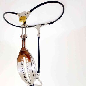 Dispositifs de chasteté sexuelle NXY Un dispositif de liaison de ceinture de chasteté féminine pour outils esclaves BDSM 1126