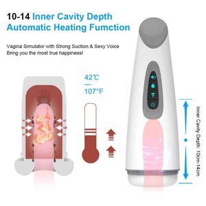 NXY sex men masturbators Automatic Male Masturbator Cup Suction Blowjob Simulator Vagina Masturbation Pussy vibrator Sex Toys for Men Goods Adults 1230