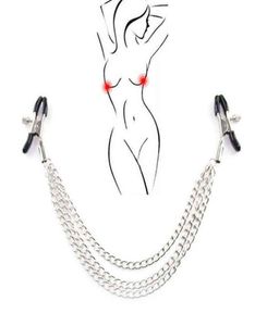 NXY SM Sex Adult Toy y Slave Pinces à tétons réglables Bikini Bralette Chaîne pour femmes Fétiche Teasers Sein Clit Sensuel Bondage 13820898