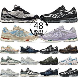 Nueva York zapatos para correr hombres mujeres blanco ostra gris hoja rock oculto NY negro rojo verde deportes al aire libre zapatillas de deporte entrenadores 36-45 acs