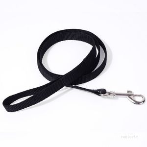 Correas de nylon para perros 110 * 1.5 cm Correas de entrenamiento para cachorros de mascotas Perros negros / azules Correa de cuerda de plomo Correa 6 colores Suministros para perros T2I52071